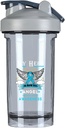 나의 영웅은 지금 나의 천사 전립선 암 Awareness 18 Ounce 셰이커 병 음료 믹서 누출 증거 전 운동 단백질 Shakes 식사 보충 셰이커 병 500ML/18 Oz 회색 병입니다