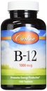 Carlson Labs B-12-SL, 1000mcg, 180의 Chewable 정제