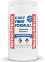 Yerba Prima Daily Fiber Formula - 20 oz Powder - 불용성 / 불용성, 심석 씨앗 Husks, Acacia Gum, Apple Fiber for Bulk - Dietary Bulking 보충 - 일반