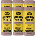 Viter 에너지는 민트 40mg 카페인, B 비타민, 설탕을 해방합니다. (Chocolate Mint, 20pcs, 6 팩)