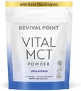프리미엄 커피, 차, 쉐이크를 위한 Keto Electrolytes- Creamer를 가진 MCT 기름 분말은 15x Bioavailable Chromium Picolinate, C10 및 C8 MCT 기름 코코넛에서 Derived – 120 그램을 포함합니다