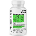 젊음 & Tonic Thermogenic 보충교재 30 캡슐은 Caffeine Chromium Glucomannan Guarana Hoodia Gordonii를 가진 남자와 여자를 위한 에너지 대사 초점을 위한 진보된 Diet 지원으로