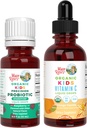 MaryRuth Organics Precision Probiotic & Vitamin C Drops for Kids | USDA Organic, Clean Label Project Verified® | Gut Health, 면역 지원 및 전반적인 웰빙 | Vegan, Non-GMO, 글루텐 무료