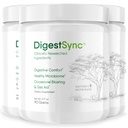 DigestSync 소화 보충교재 Gut 건강 - 소화 지원을 위한 자연적인 분말, 여자 & 남자, 100% 자연적인 녹색 분말을 위한 완화 - 3 달 공급