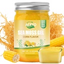 (12 OZ) 아일랜드어 바다 Moss 젤 유기 익지않는 Vegan 옥수수 맛있은 자연적인 Seamoss 보충교재 102 비타민과 무기물 야생 Harvested 비 GMO 면역성이 있는 방어적인 승압기 Thyroid 소화 지원