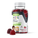 Viteey Prebiotic Kids Fiber for Constipation Relief, Digestive Health Regularity Support, Natural Weight Support - Fiber 4g, Zero Sugar 추가, Vegan, 글루텐 무료 - 맛있은 Chewable Fruit flavored Gummy