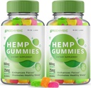 rize 실험실 (2 녹색 Vibe Gummies의 포장 - Calmness, 수면 보조 및 전반적인 웰빙, 녹색 Vibe Holistic Relaxation Gummy, GreenVibe 리뷰 Gomitas (120 Gummies)