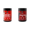 6 스타 엘리트 시리즈 100 % Whey Protein Plus Triple Chocolate 1.8lbs US & Creatine Powder Creatine X3 | Creatine HCl + Creatine Monohydrate Powder