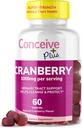 PLUS 크랜베리 구미 - 1000mg 힘 크랜베리 거미 비타민, 우린 건강, 60 거미 조사, 30 일 공급