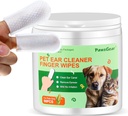 개와 고양이 귀 닦음 - Gentle Cleaning, Eliminating Unpleasant Smells, 식물 추출물에서 만든, 50 Wipes