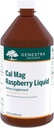 Genestra 브랜드 Cal Mag Raspberry Liquid | 칼슘과 마그네슘 시트레이트 공식 비타민 D | 15.2 fl. oz.
