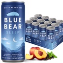 블루 곰 멜라토닌 수면 음료, Bedtime Support, Melatonin (5mg), Lavender, Ashwagandha, Chamomile, GABA, L-Theanine, Caffeine-Free, Zero Sugar, 8.4 Fl Oz 12-Pack