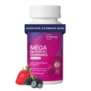 Microbiome Labs MegaSporeBiotic Kids Probiotic - 아이들을위한 스포어 기반 거미 프로바이오틱스 - Bacillus Probiotic Blend와 Gut Health & Immunity 지원 - Berry flavored (30 Gummies)