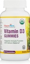 비타민 D3 Gummies-Tasty Gelatin-Free Gluten-Free Way to take Your Sunshine Vitamin (60 카운트 체리 맛)
