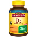 성격은 비타민 D3 2000 IU (50 mcg), 뼈, 이, 근육 및 면역 건강 지원, 400 정제, 400 일 공급을 위한 비타민 D 보충교재를 만들었습니다
