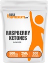 BulkSupplements.com 라즈베리 케톤 분말 - 라즈베리 케톤 보충, 산화 방지제 소스 - 에너지 지원, 글루텐 무료, 500mg 서빙 당, 250g (8.8 oz) (팩 1)