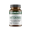 NutraMedix Nattokinase 보충 - 서빙 당 Nattokinase 2000 FU - 심장 건강과 건강한 순환을 지원하기 위해 공식화 - 글루텐 + Dairy-Free (60 캡슐)