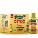 White House Detox Apple Cider Vinegar Shots, Raw Unfiltered, On the Go (Detox, 6 팩)