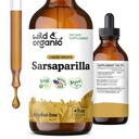 야생 & 유기 Sarsaparilla 루트 Tincture - 전반적인 지원 - Sarsaparilla Extract Supplement - Vegan, Sugar & Alcohol-Free Liquid Drops - 4 fl oz