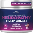 Dr. JOEL'S Neuropathy Cream - 발, 손, 다리 - 4 OZ 대형을위한 최대 강도 신경 완화 크림 - 미국에서 만든