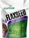 Flaxseed Protein Powder - 식물 기반, 오메가 3 및 산화 방지제 - 포스트 운동 회복에 이상적입니다 - 부드럽고 베이킹을위한 영양 부스트 - Non-GMO 및 글루텐 프리 (16 oz / 454g)