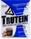 몸 영양 Trutein 높은 단백질 분말: 45% Whey, 45% Casein, 10% 계란 백색, 글루텐 자유로운, 낮은 나트륨, 잔디에 의하여 먹이는 Whey 단백질, 체육관 보충교재 & 아침 Shake, 초콜렛 땅콩 버터, 34g 표본