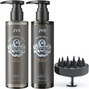 JVR는 남자를 위한 세척과 Beard 컨디셔너, Beard 샴푸를 세척하고 Frizz, Soften & Strengthens, 코코넛, 알로에 유기를 감소시키고, 건조한 & Coarse Beards, Beard 배려 (6.7oz)를 위한 빛나는을 제공합니다