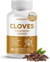 Cloves Cinnamon Ginger - 소화 건강, 면역 시스템, 호흡 웰니스 - 미국에서 제작 및 테스트
