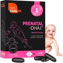 DHA & Folate를 가진 Zahler Prenatal 비타민 - DHA는 어머니와 아이를 위한 예비적인 Multivitamin를 보충합니다 - 철을 가진 Kosher Prenatal DHA Prenatal 비타민, 전 Natal Softgels 60 조사
