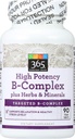 전체 식품 시장의 365, 높은 Potency B-Complex, 90 ct