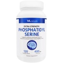 ML 자연적인 Phosphatidyl Serine 400 mg (높은 노출량) 120 식물성 캡슐. 메모리 및 두뇌 기능, 비 GMO, NSF 인증 및 cGMP 준수