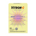 비타민 C를 가진 여성을 위한 Vitron-C 철 보충교재, 빨간 혈액 세포 생산 & 면역 지원, 60 조사