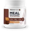 TransformHQ 식사 교체 Shake 분말 7 서빙 (Chocolate Peanut Butter) - 글루텐 무료, 비 GMO
