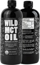 야생 MCT 오일 유기 코코넛 – 32 fl oz – 100% 천연 코코넛 – flavorless & Odorless C10/C8 MCT Energy & Cognitive Support에 대한 오일 – Keto-Friendly – 커피, 쉐이크 및 요리법에 대한 완벽한