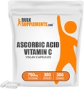 BulkSupplements.com 아스코르브산 캡슐 (비타민 C 캡슐) - 면역 지원 비타민 - 채식 당 1 캡슐 - 10 월 공급 (300 Veg 캡슐)