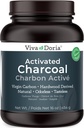 Viva Doria Virgin는 Charcoal 분말, Hardwood Derived, 음식 급료, 16 Oz (1 파운드)를 활성화했습니다