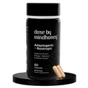 MINDHONEY | DOSE 60 Count, Premium All-in-One Nootropic Brain Supplement | Focus, Mood, Energy, & Memory | 기능성 버섯 및 Adaptogens - 사자 Mane, Ashwagandha, L-Theanine, Bacopa, & Vitamins