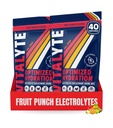 Vitalyte Electrolyte 분말 음료 혼합, Isotonic Electrolyte Hydration 혼합, 글루텐 무료 포스트 운동 분말 혼합, 2, 35 온스 팩. 각, 과일 펀치 풍미