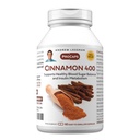 ANDREW LESSMAN Cinnamon 400mg - 60 캡슐 - 높은 효능, 표준화 된 추출물. 첨가물 없음. 작은 쉽게 삼키기 캡슐