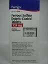 철 황산염 324mg Enteric 입히는 빨간 정제 100count