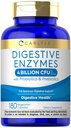 Carlyle Digestive Enzymes | Probiotics & Prebiotics | 180 캡슐 | 남성용 비 GMO 및 글루텐 프리 보충교재