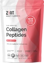 Zint Collagen Peptides Powder (32 oz) : Paleo-Friendly, Keto-Certified, Grass-Fed Hydrolyzed Collagen Protein Supplement - Unflavored, 비 GMO