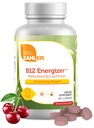 Zahler Energizer - Folate 및 B12 보충 - 빠른 용해 체리 맛 Lozenges 이중 비타민 메틸을 섞은 B12 & 1360 mcg Folic 산 (360 조사)를 가진 Folate 보충교재