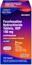 Ohm 알레르기 약 Fexofenadine 180mg - Sneezing 및 알레르기 증상, 비 돌기 - 효과적인 구호를위한 24 시간 항히스타민 정제 - 150 카운트 (단일 팩)