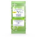모든 청소, 건강 Detox에 대한 Vagisil Wipes, 에센셜 오일로 공식화, 재 sealable 파우치에 20 닦음 (팩 1)