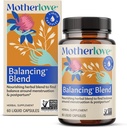 Motherlove 균형을 잡는 혼합 (60 액체 모자) 기간 & Postpartum Hormonal 건강-Non-GMO, 유기 허브, Vegan, Kosher를 위한 초본 보충교재