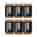Fatworks Gourmet Cage-Free Duck Bone Broth, 전통 맛, Keto, Paleo, Collagen Rich, 보존 무료, 15 온스 6 팩. 언어: 영어