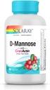 CranActin과 Solaray D-Mannose - 60 채식 캡슐