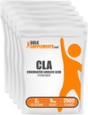 BulkSupplements.com Conjugated Linoleic Acid Powder - CLA 보충, 영양 보충 - 글루텐 무료, 서빙 당 2g, 1kg (2.2 파운드) (팩 5)