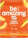 Prebiotics, Digestive Enzymes & Antioxidants, 35 Fruits & Veggies, Electrolytes & Fiber, Vegan, Gluten Free Juice & Smoothie Mix, Dole Orange Peach Mango, 25 Serv와 함께 슈퍼 그린 파우더